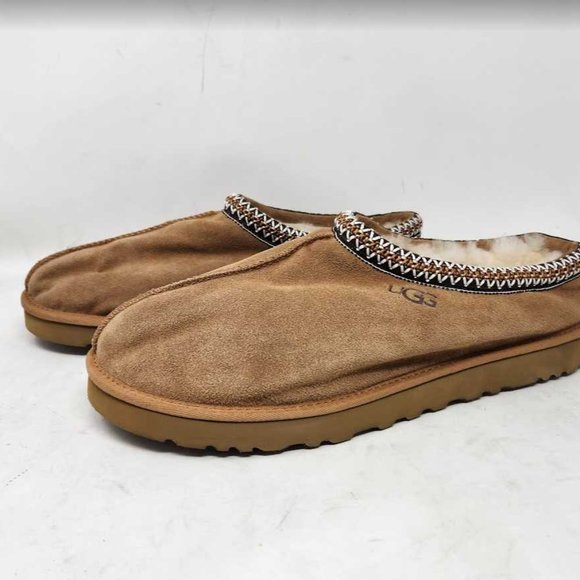 Men\'s 17 Ugg Tasman slip on slippers in Chestnut brown main image 13